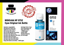 Load image into Gallery viewer, M0H54AA HP GT52 Cyan Original Ink Bottle