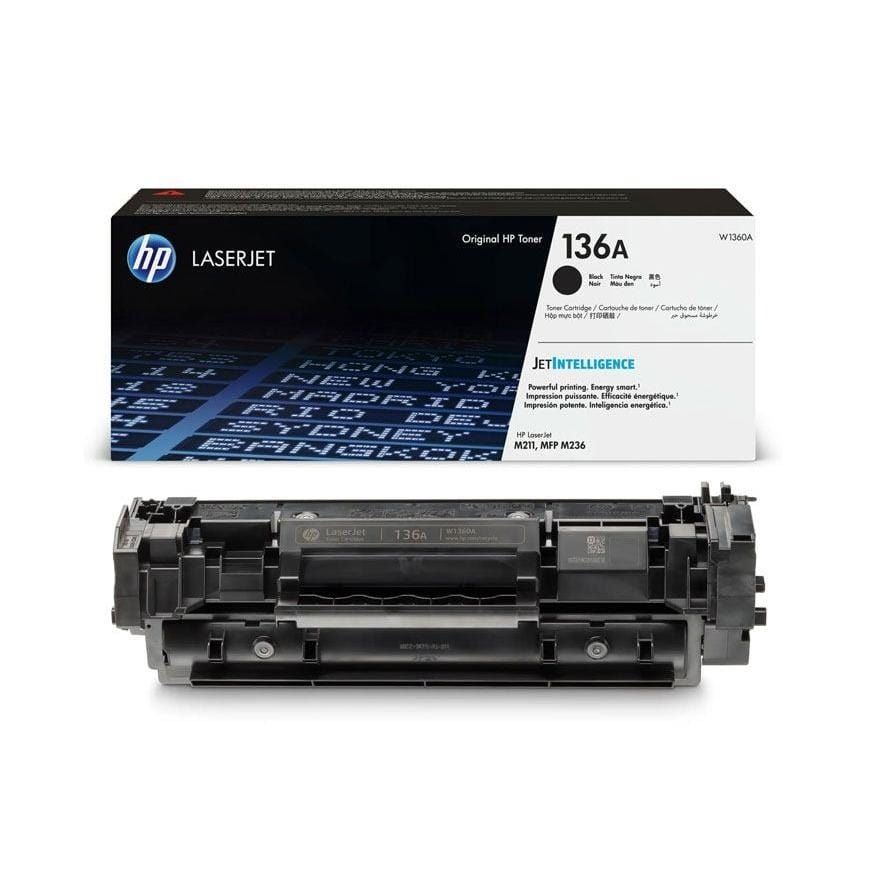 HP 136A Black Original LaserJet Toner Cartridge ( W1360A )