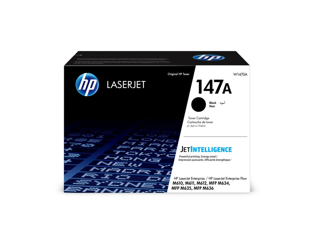 HP 147A Black Original LaserJet Toner Cartridge W1470A