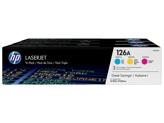CF341A HP CMY Tri-Pack LaserJet Toner