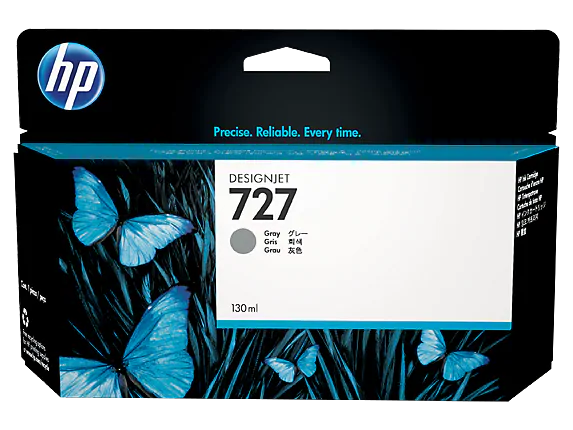 B3P24A HP 727 130ml Gray Ink Cartridge