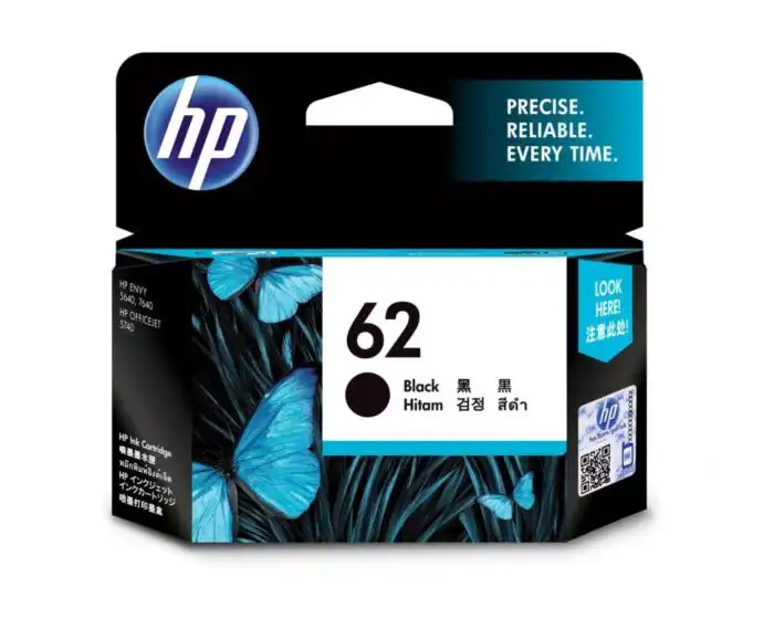 C2P04AA HP 62 Black Ink Cartridge
