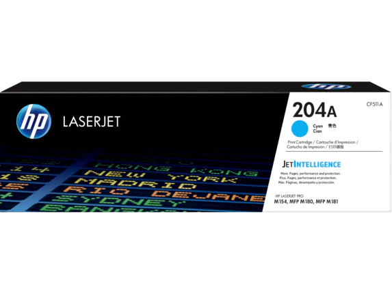 CF511A HP 204A Cyan LaserJet Toner (JetIntelligence)