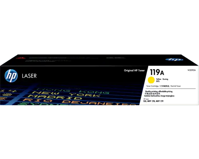 W2092A HP 119A Yellow Original Laser Toner Crtg