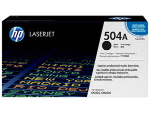 CE250A HP 504A CP3525/CM3530 MFP Black Print Cartridge