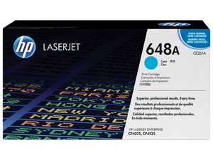 CE261A HP 648A LaserJet CP4025/4525 Cyan Print Cartridge