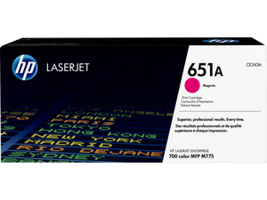 CE343A HP 651A LaserJet 700 Color MFP 775 Magenta Cartridge