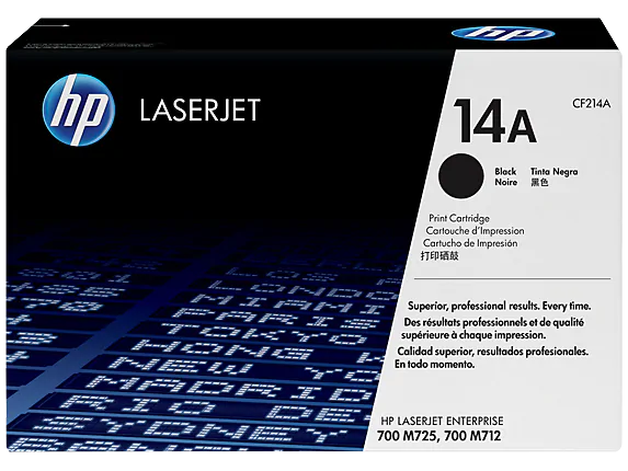 CF214A HP 14A LaserJet 700 MFP M712 Black Cartridge