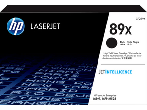 CF289X HP 89X Black LaserJet Toner Cartridge