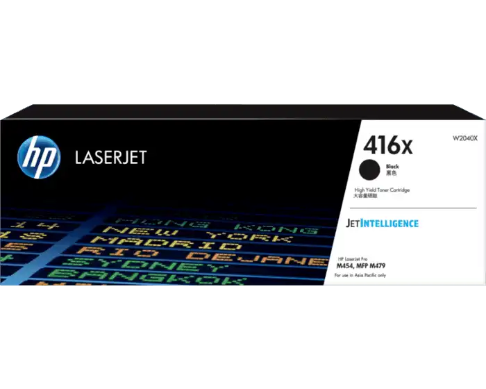W2040X HP 416X Black LaserJet Toner Cartridge