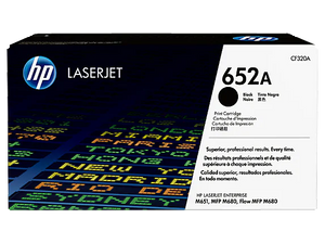 CF320A HP 652A Black LaserJet Toner Cartridge
