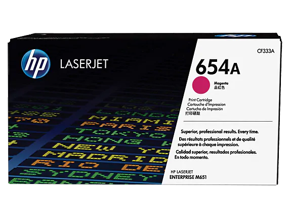 CF333A HP 654A Magenta LaserJet Toner Cartridge