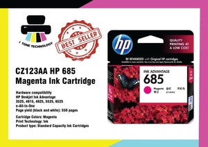 CZ123AA HP 685 Magenta Ink Cartridge