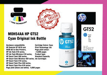 Load image into Gallery viewer, M0H54AA HP GT52 Cyan Original Ink Bottle
